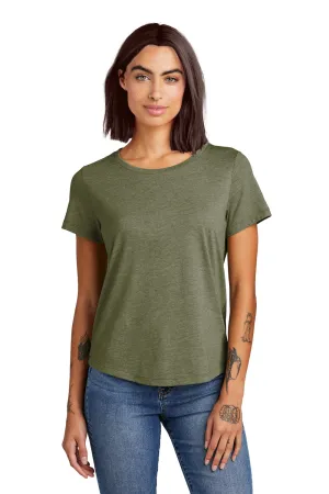 Allmade Damen Kurzarm T-Shirt mit Rundhalsausschnitt - Olive You Grün