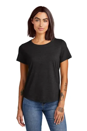 Allmade Damen T-Shirt mit Rundhalsausschnitt und kurzen Ärmeln - Weltraumschwarz