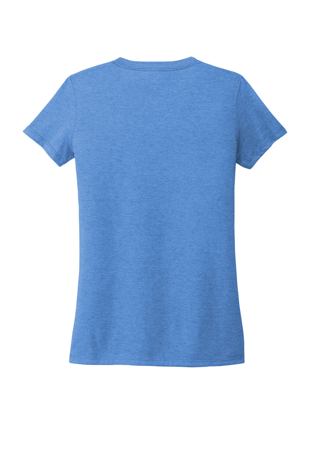 Allmade Damen V-Ausschlag Kurzarm T-Shirt - Azurblau