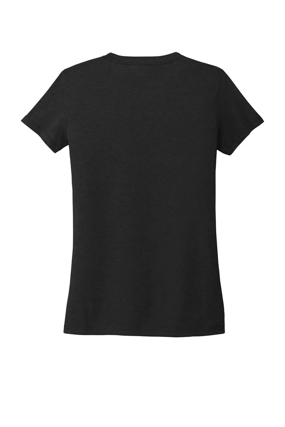 Allmade Damen V-Ausschlag Kurzarm T-Shirt - Tiefschwarz