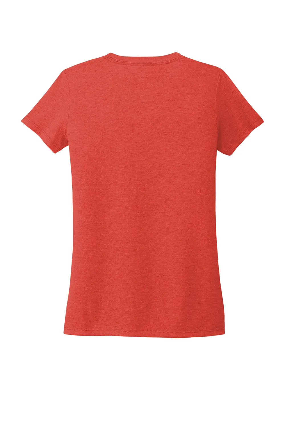 Allmade Damen V-Ausschlag Kurzarm T-Shirt - Wüstensonnenrot