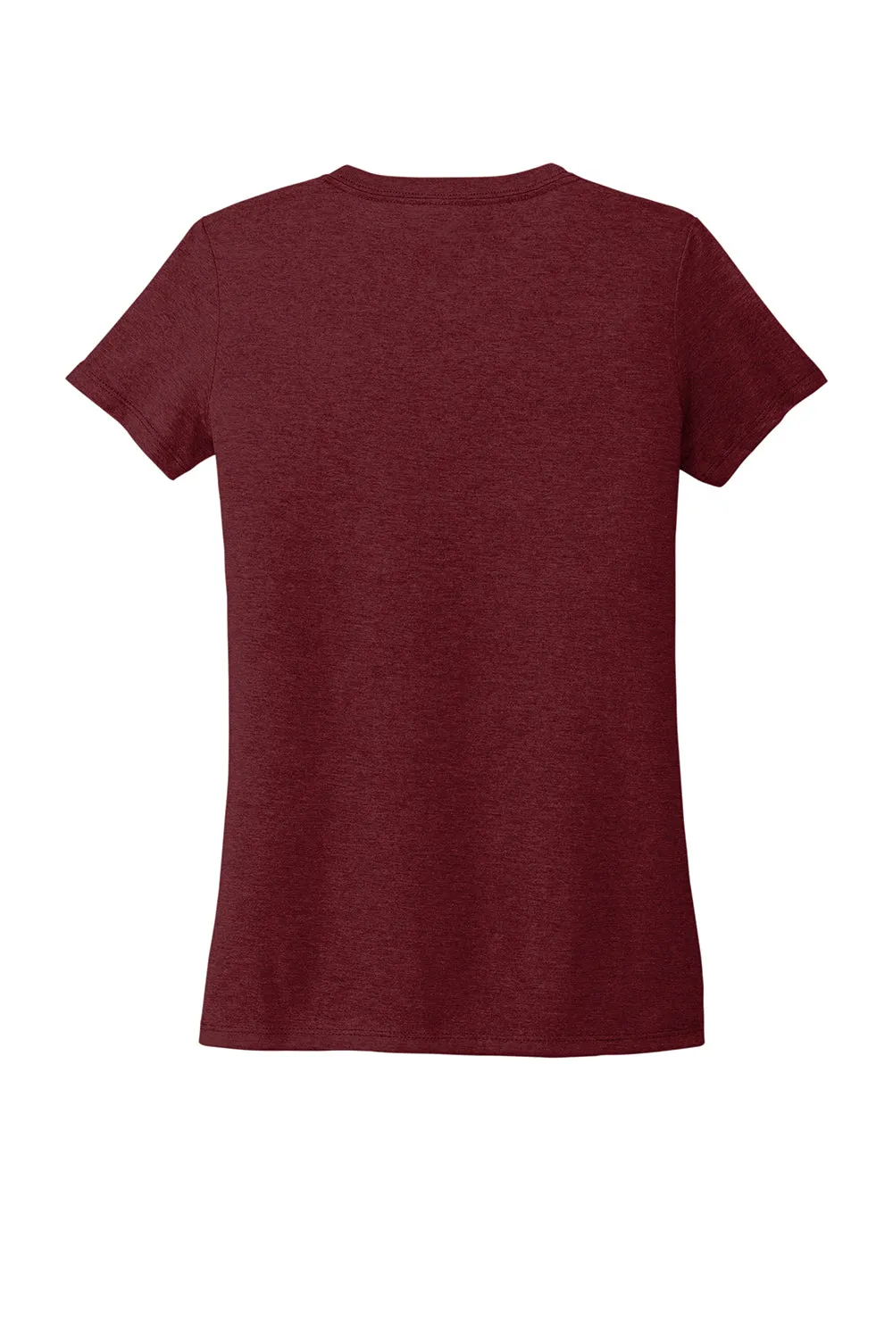 Allmade Damen V-Ausschnitt Kurzarm T-Shirt - Weinrot