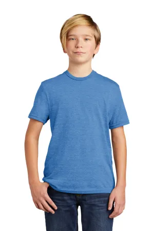 Allmade Jugend Kurzarm Rundhals T-Shirt - Azurblau
