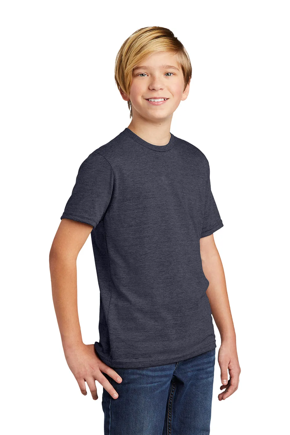 Allmade Jugend Kurzarm Rundhals T-Shirt - Rebell Blau