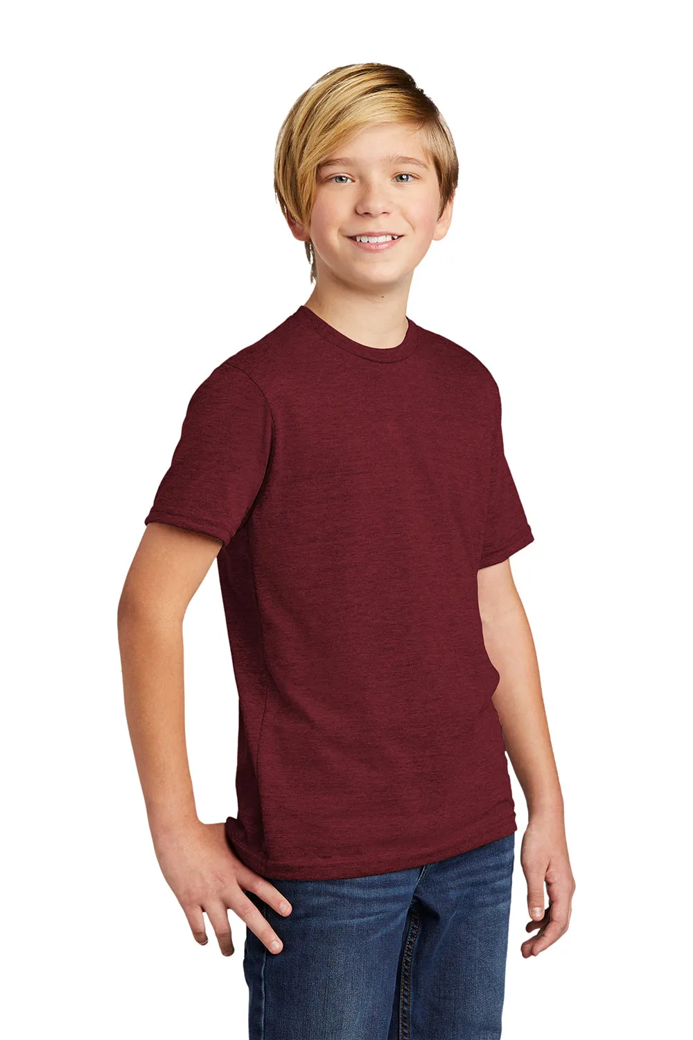 Allmade Jugend Kurzarm Rundhals T-Shirt - Weinrot