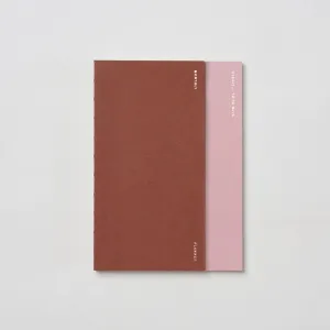 3 In 1 Planner A5 - Tiramisu Pink - Monthly/Weekly/To Do Note bright stackable