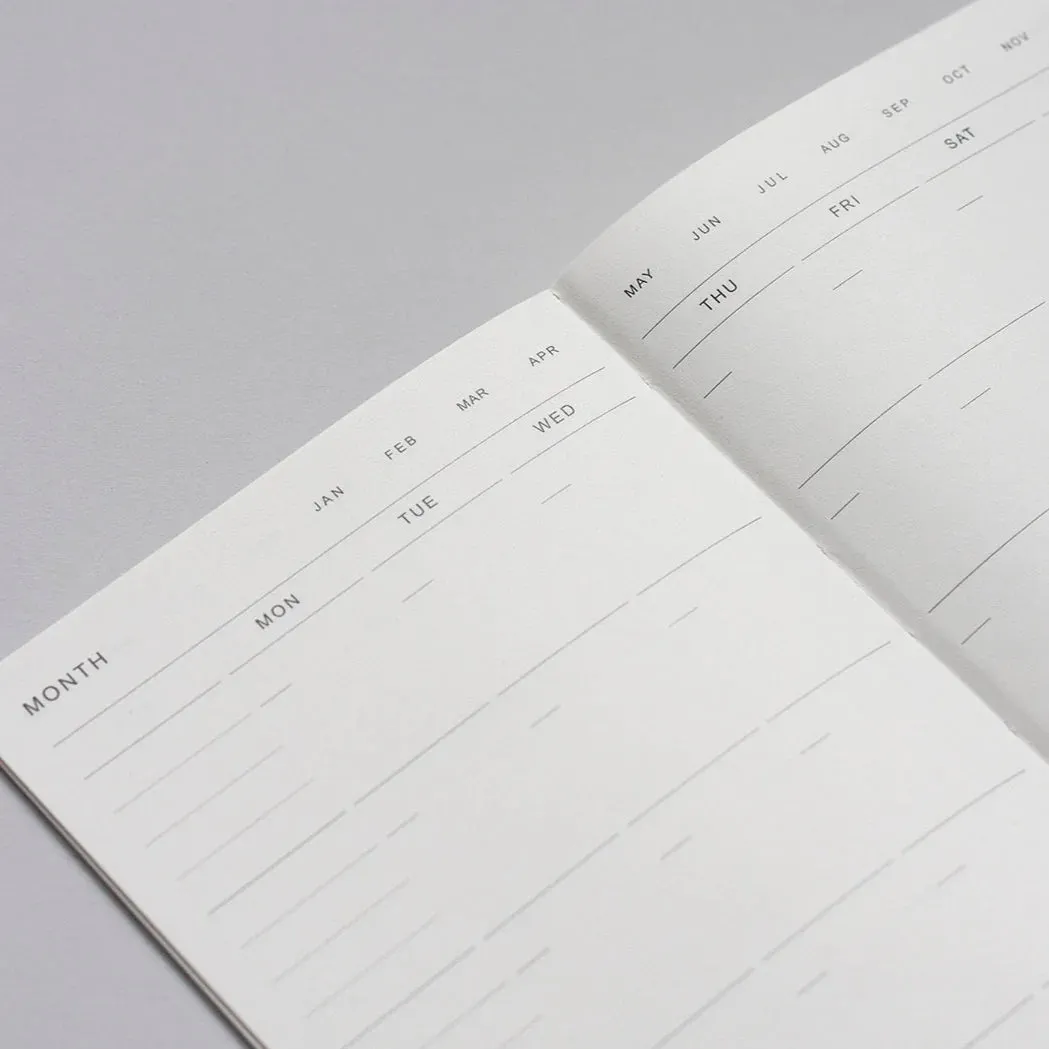 3 In 1 Planner A5 - Tiramisu Pink - Monthly/Weekly/To Do Note refillable
