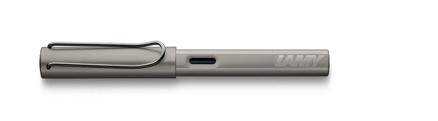 Lamy Lx Ruthenium Fountain Pen basic wooden