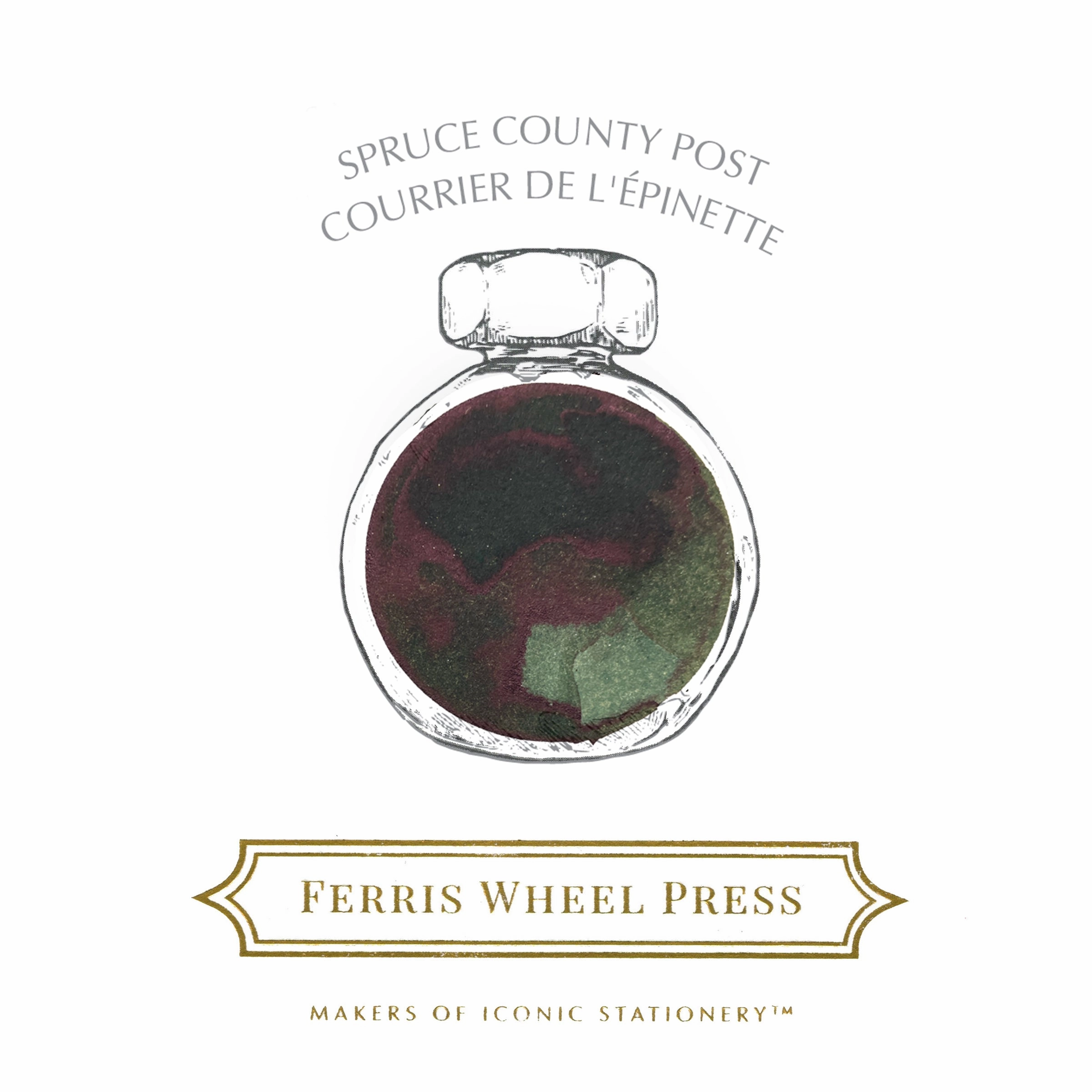 metallic tiny 38Ml Spruce County Post Ink