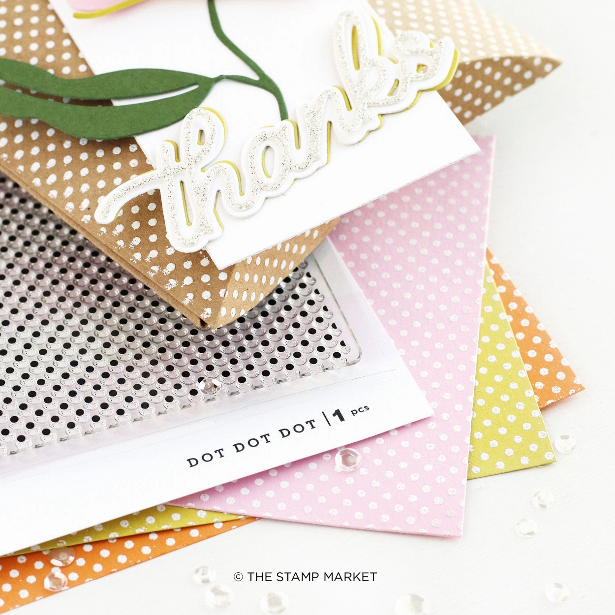 Dot Dot Dot Stamp compact steel