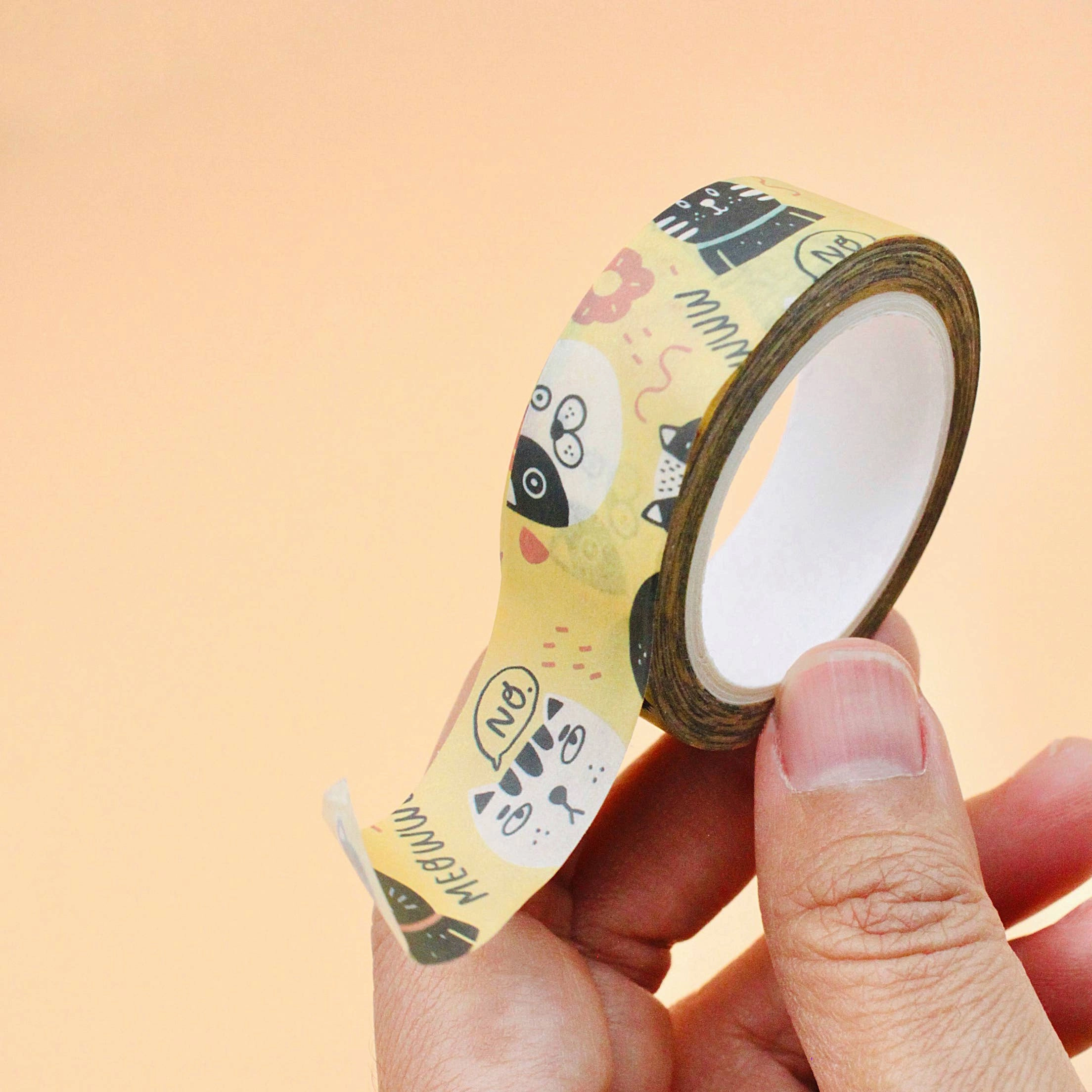 Feline Friends Washi Tape narrow