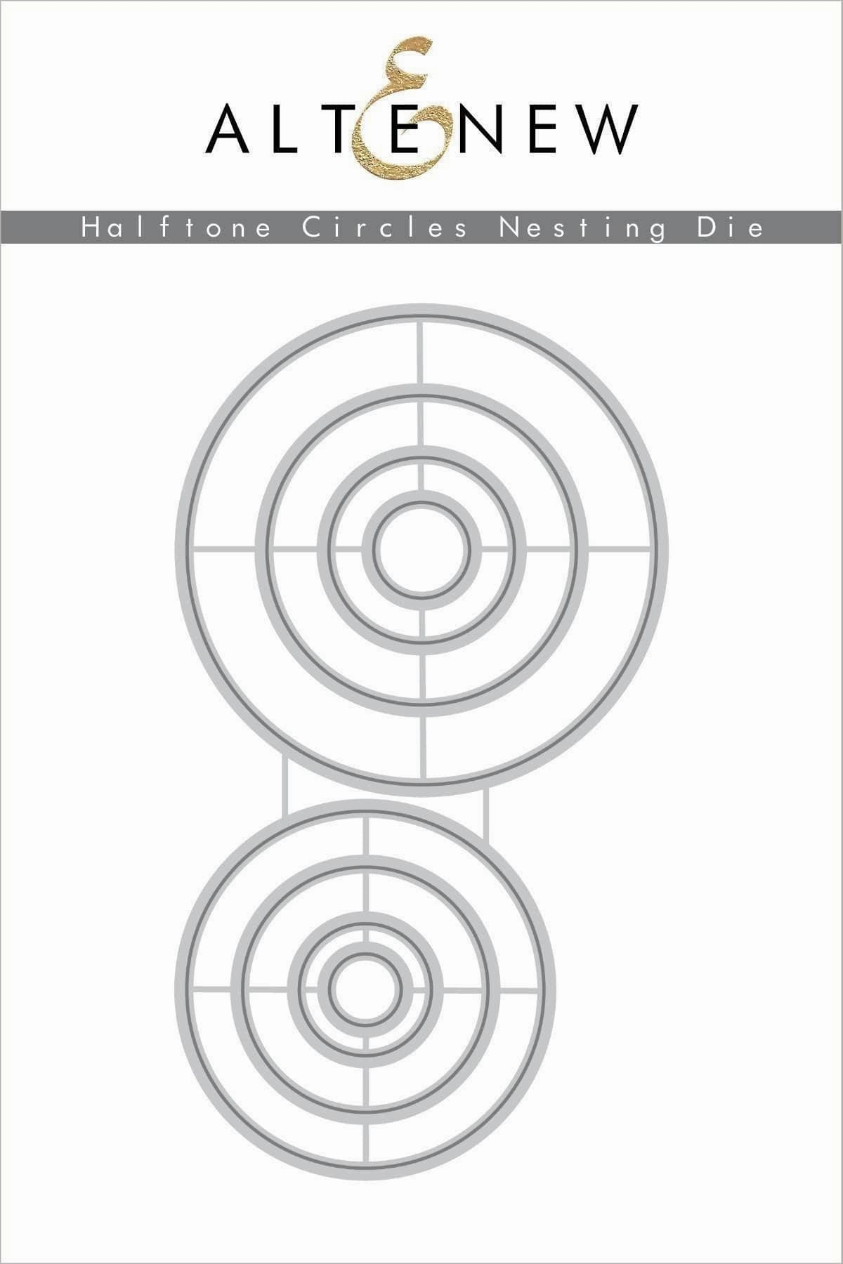 collectible Halftone Circles Nesting Die Set