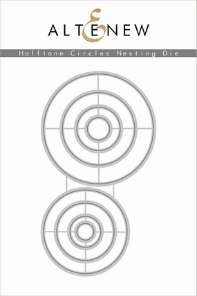 collectible Halftone Circles Nesting Die Set