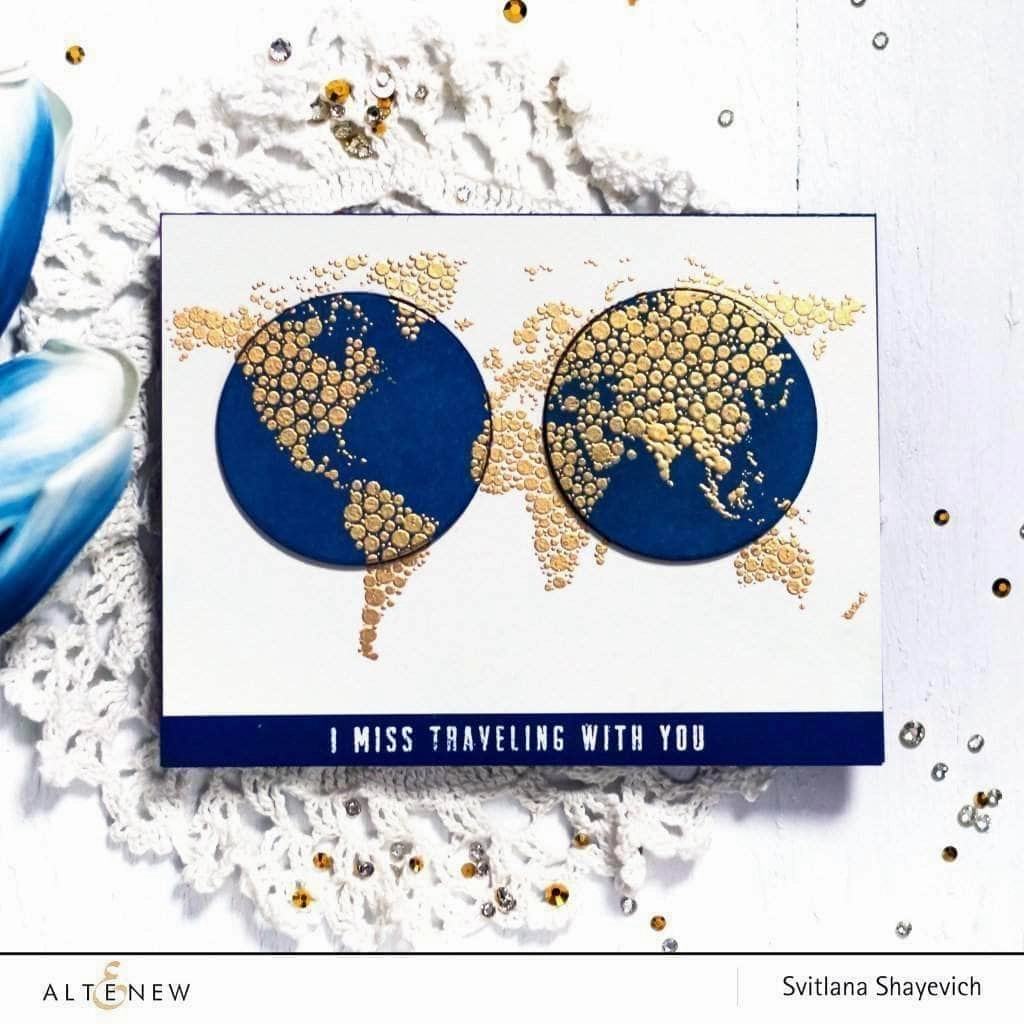 gift Halftone Circles Nesting Die Set