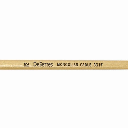 plastic basic Mongolian Sable Deserres Paintbrush Flat