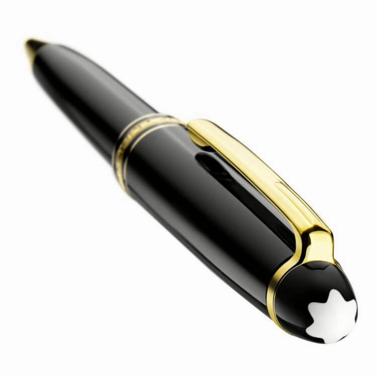 trendy Montblanc Meisterstck Gold-Coated Classique Ballpoint Pen