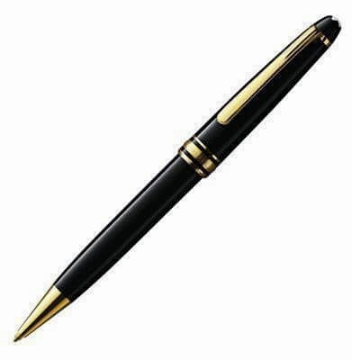 Montblanc Meisterstck Gold-Coated Classique Ballpoint Pen single portable