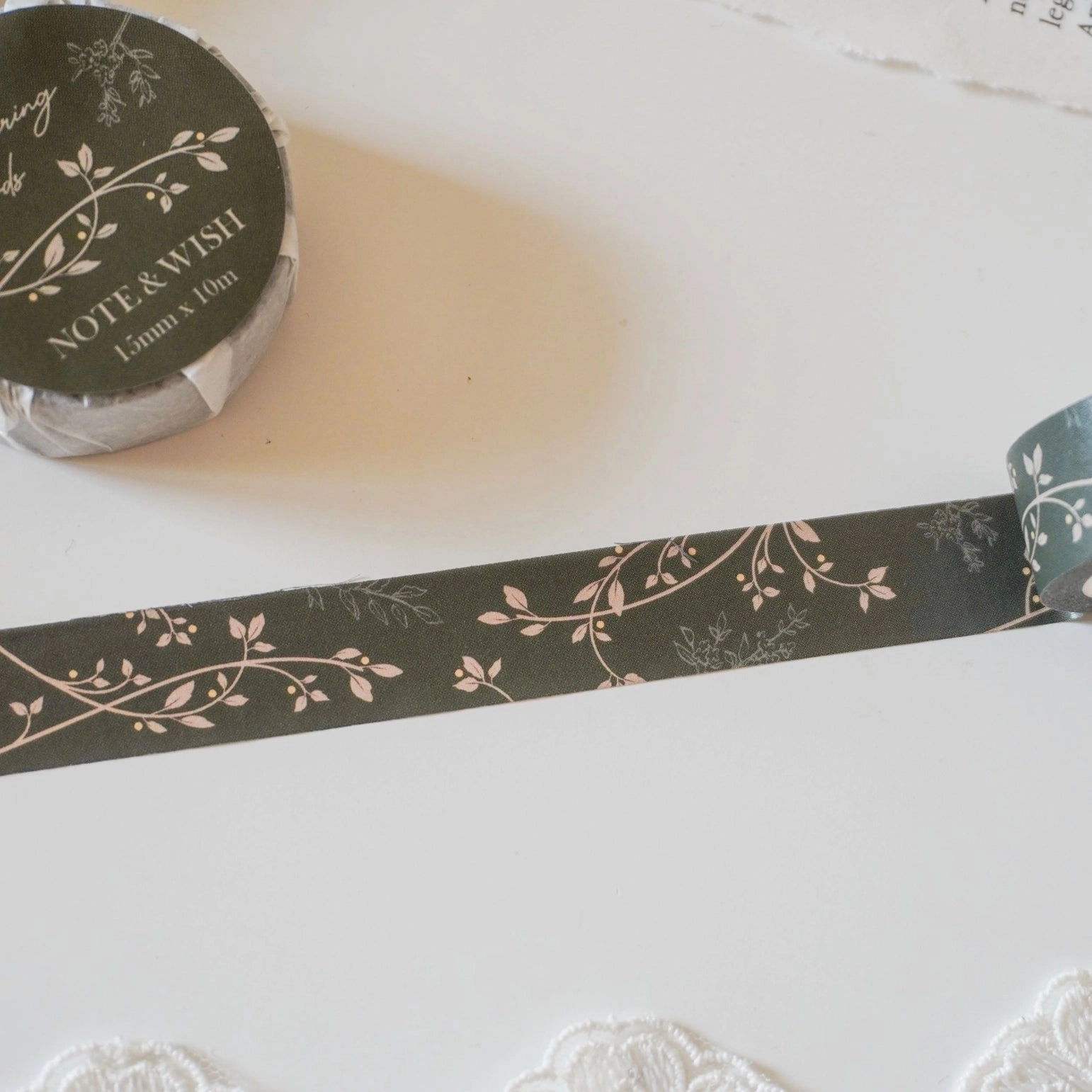 Note & Wish Whispering Woods Washi Tape ceramic vivid