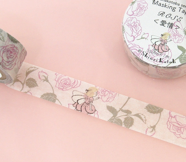 Rose Fairy Washi Tape ? Shinzi Katoh Design Japanese Washi Tape ceramic
