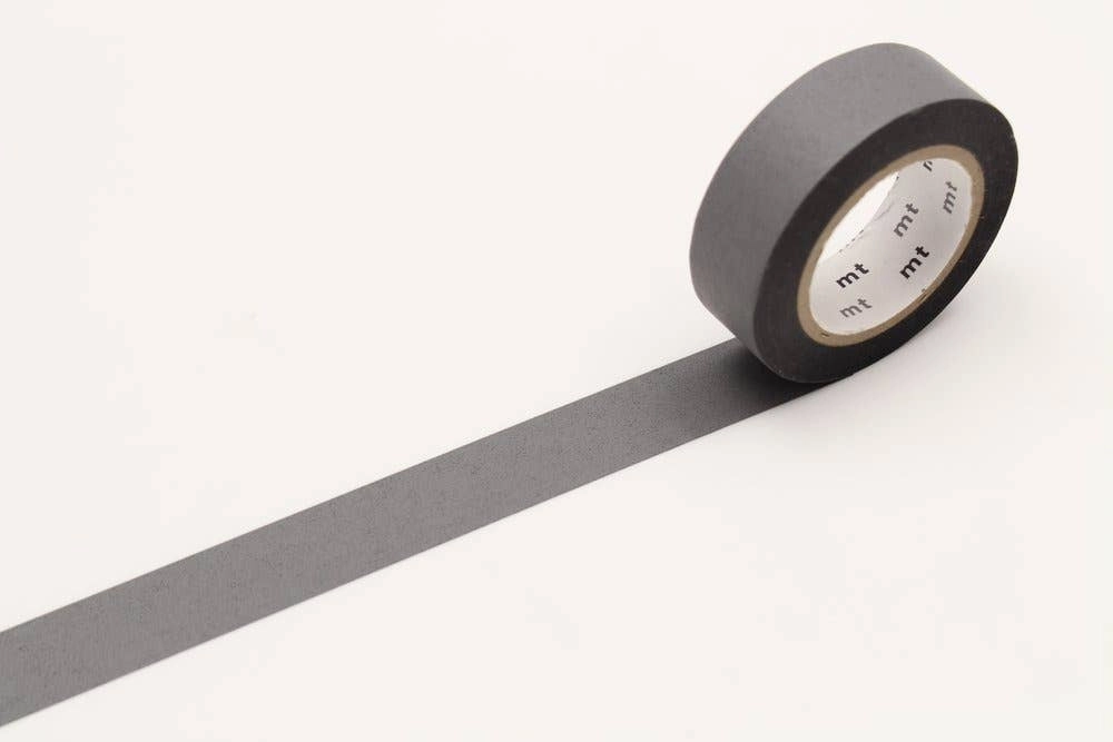 Solid Matte Gray Mt Washi Tape expandable