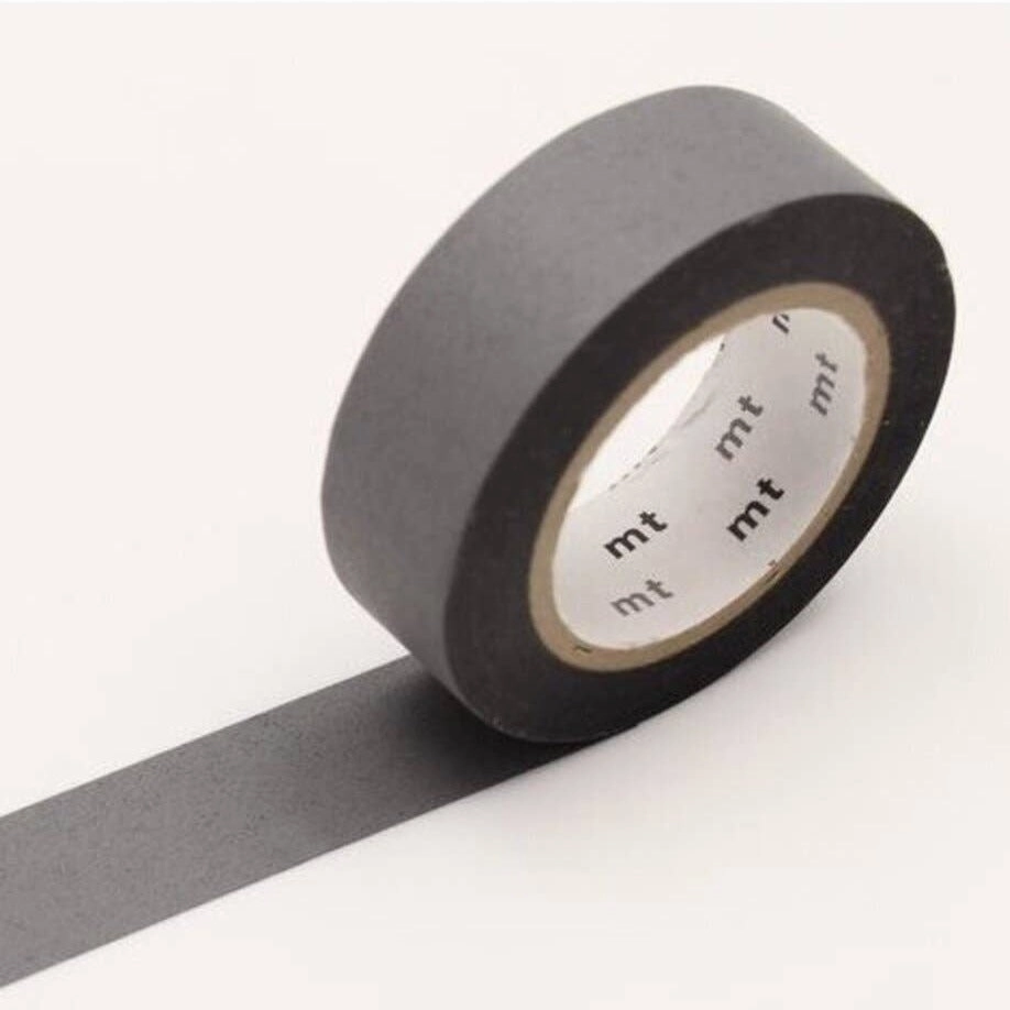 Solid Matte Gray Mt Washi Tape antislip