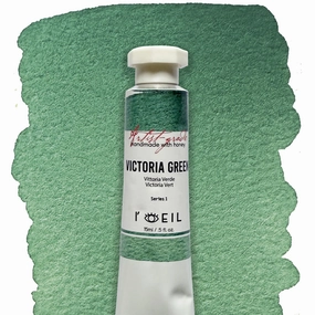 magnetic seasonal Victoria Green - Artist Grade Handmade Honey Based Watercolor Tube 15Ml