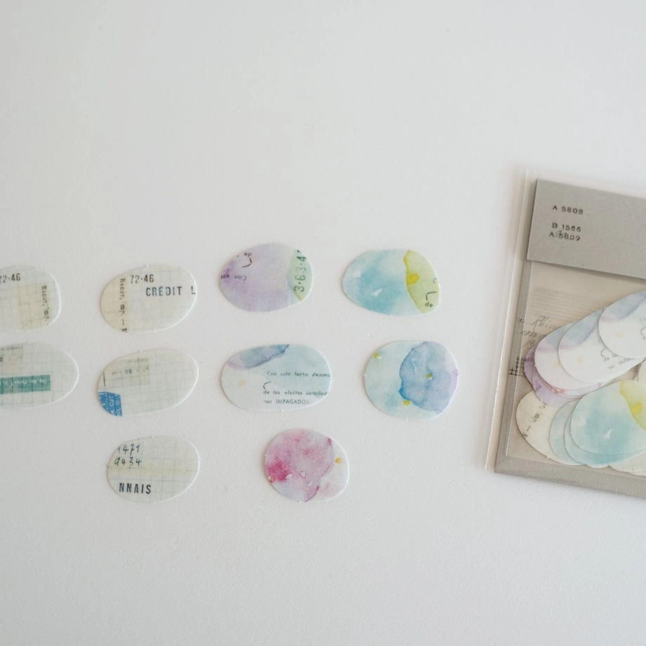 Yohaku Flake Stickers - Nuance vegan mini
