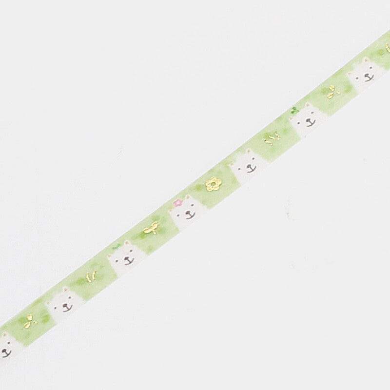 warm locking Alpaca Slim Washi Tape Bgm