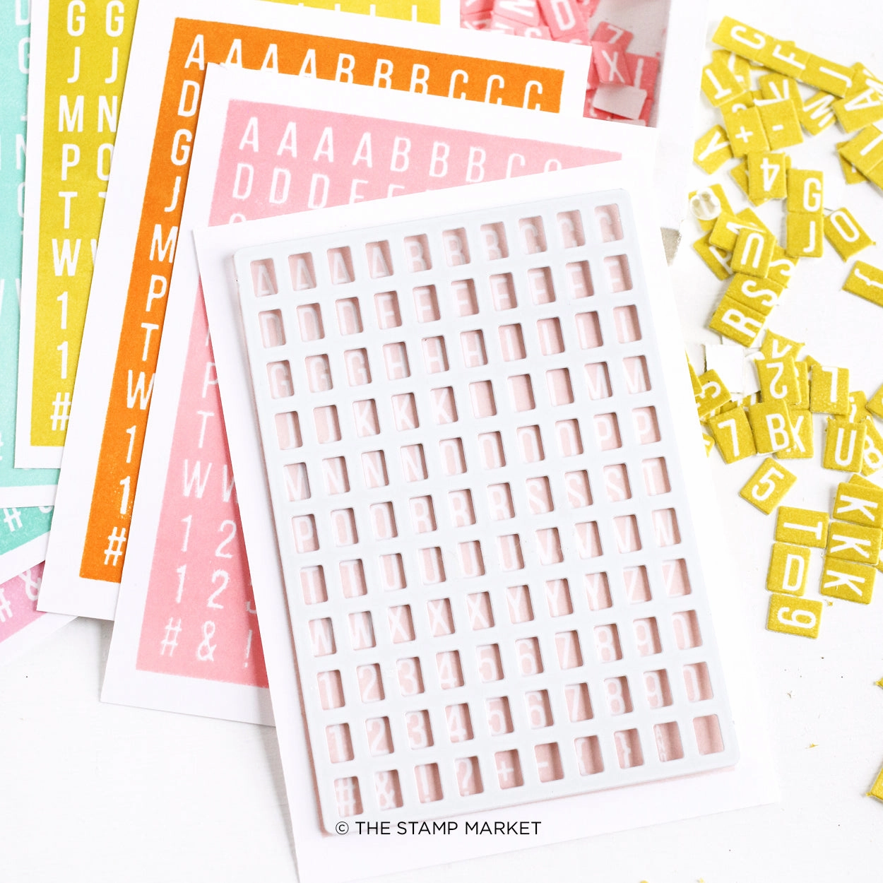 matte Alpha Cuts Mini Bold Stamp
