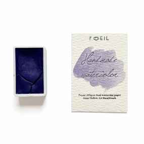 Amethyst From Brazil (Mineral) - Artist Grade Handmade Honey Based Watercolor Paint Full Pan 3.2Ml eco wide