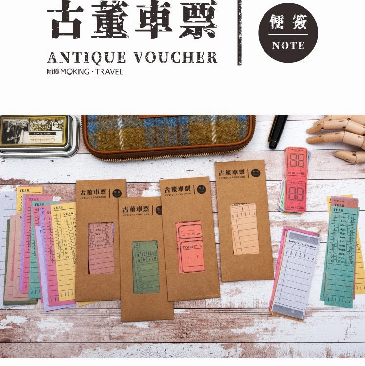 Antique Voucher Notepaper (30 Pieces) exclusive flexible