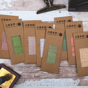 single popular Antique Voucher Notepaper (30 Pieces)