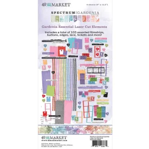 49 And Market Laser Cut Elements - Gardenia Essential expandable daily