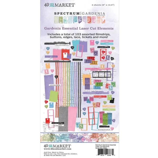 49 And Market Laser Cut Elements - Gardenia Essential expandable daily
