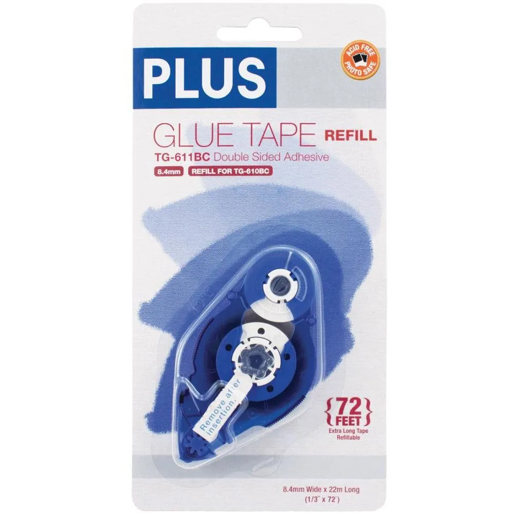 bestselling Plus Glue Tape Refill .33"X72' Blue (Fits Blue Tg-610Bc)