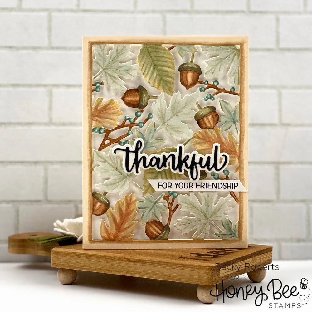 cool automatic Bitty Buzzwords: Fall - 6X6 Stamp Set