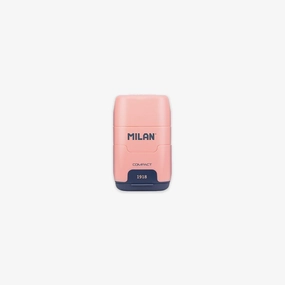 Eraser & Sharpener Compact // Pink vintage