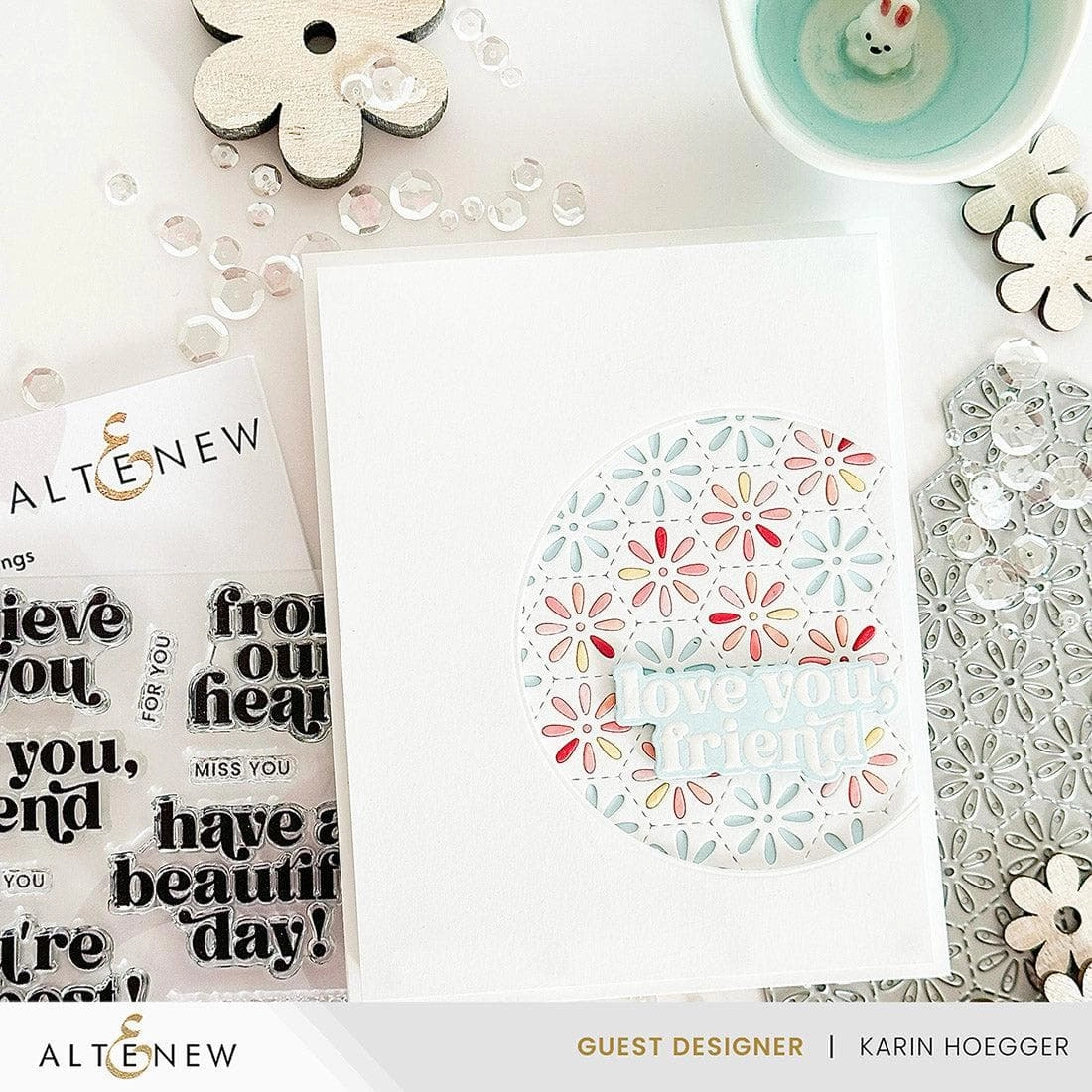 Honeycomb Daisies Cover Die boxed