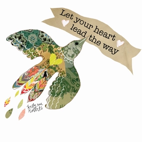Let Your Heart Lead The Way Vinyl Sticker bestselling