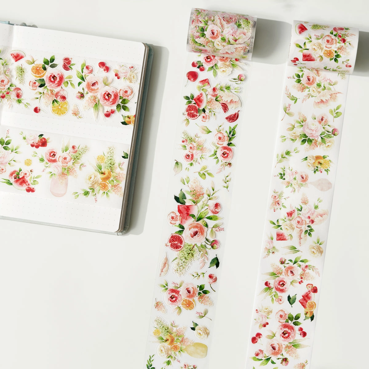 Pre-Cut Summer Blossom Wide Washi / Pet Tape boxed