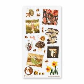 wholesale Stickii Whimsical Woods Sticker Sheet