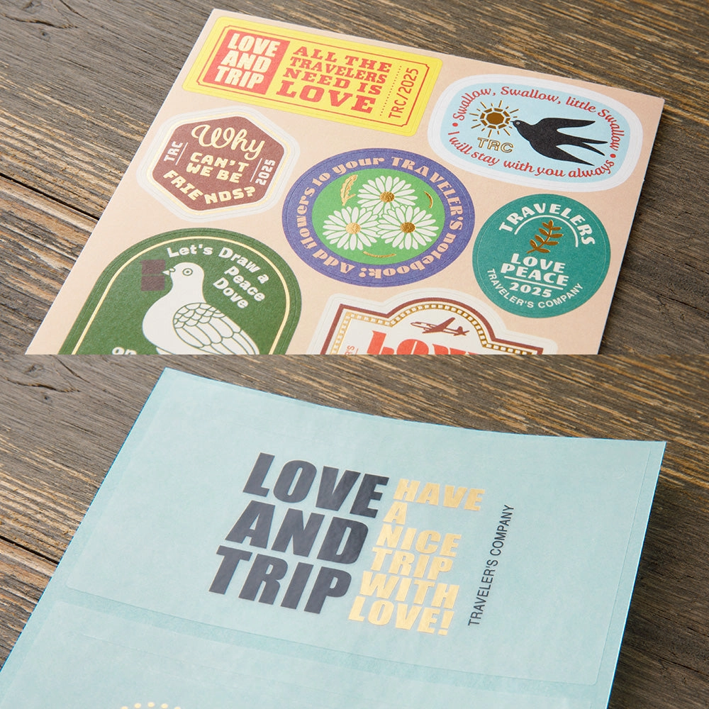 Traveler'S Notebook 2025 Sticker Collection waterproof robust