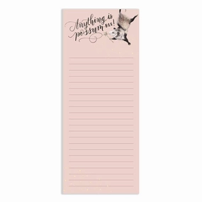 Anything Is Possum-Ble Notepad gift