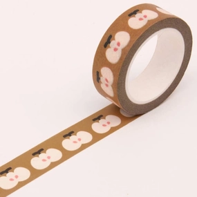 large compact Apple Washi Tape - Honey