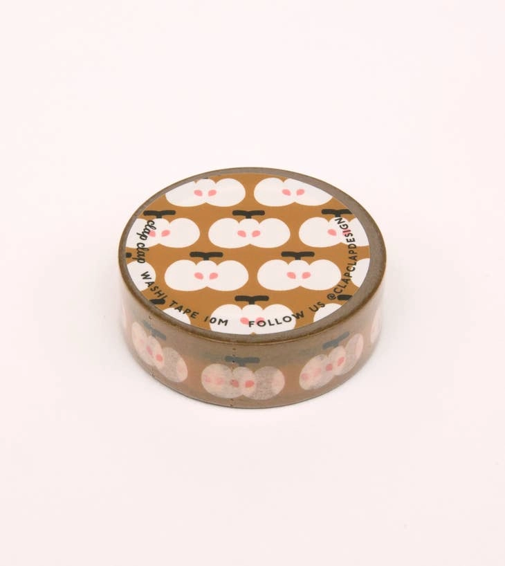 Apple Washi Tape - Honey flexible refined