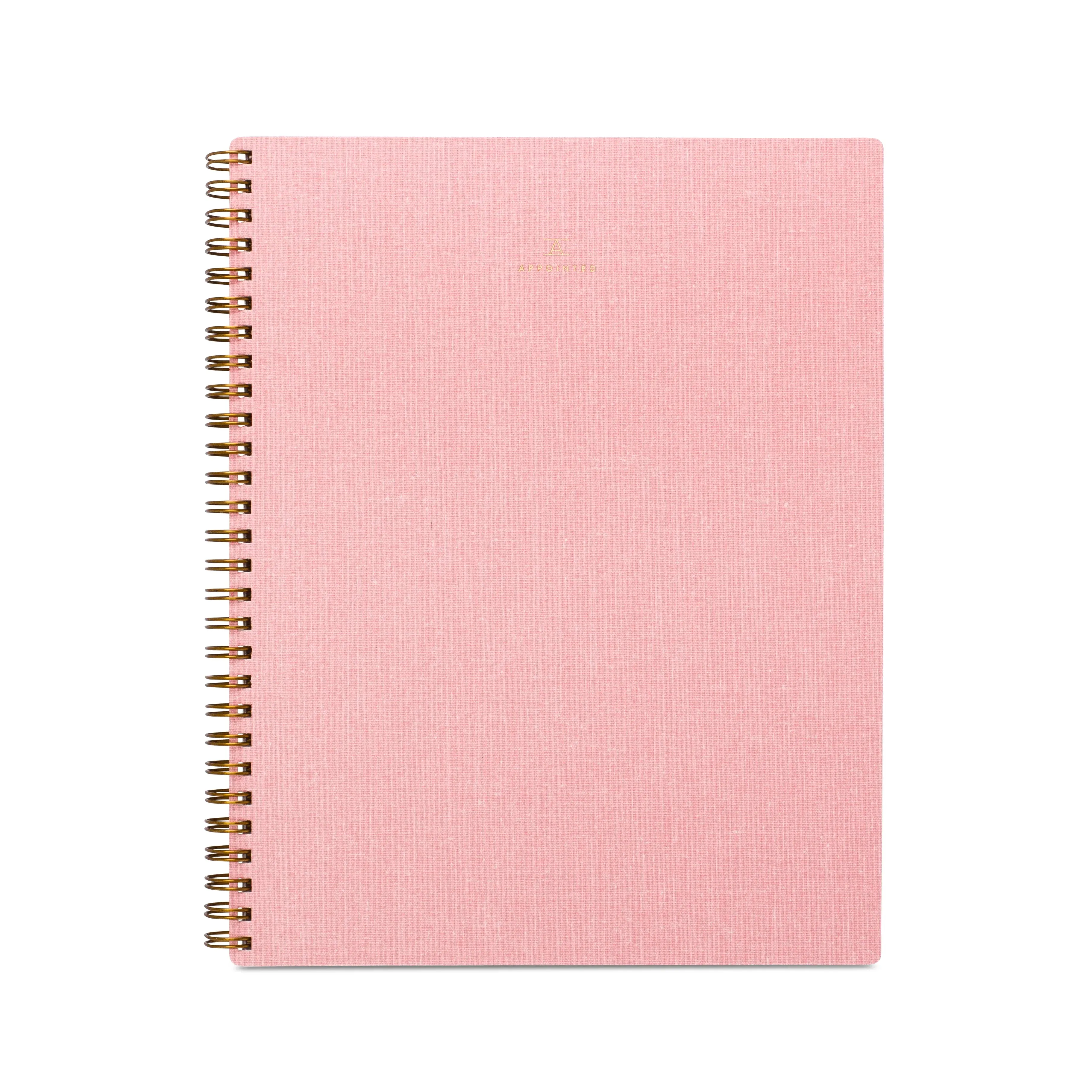 latest Appointed Notebook In Blossom Pink (L), Lined/Grid/Blank