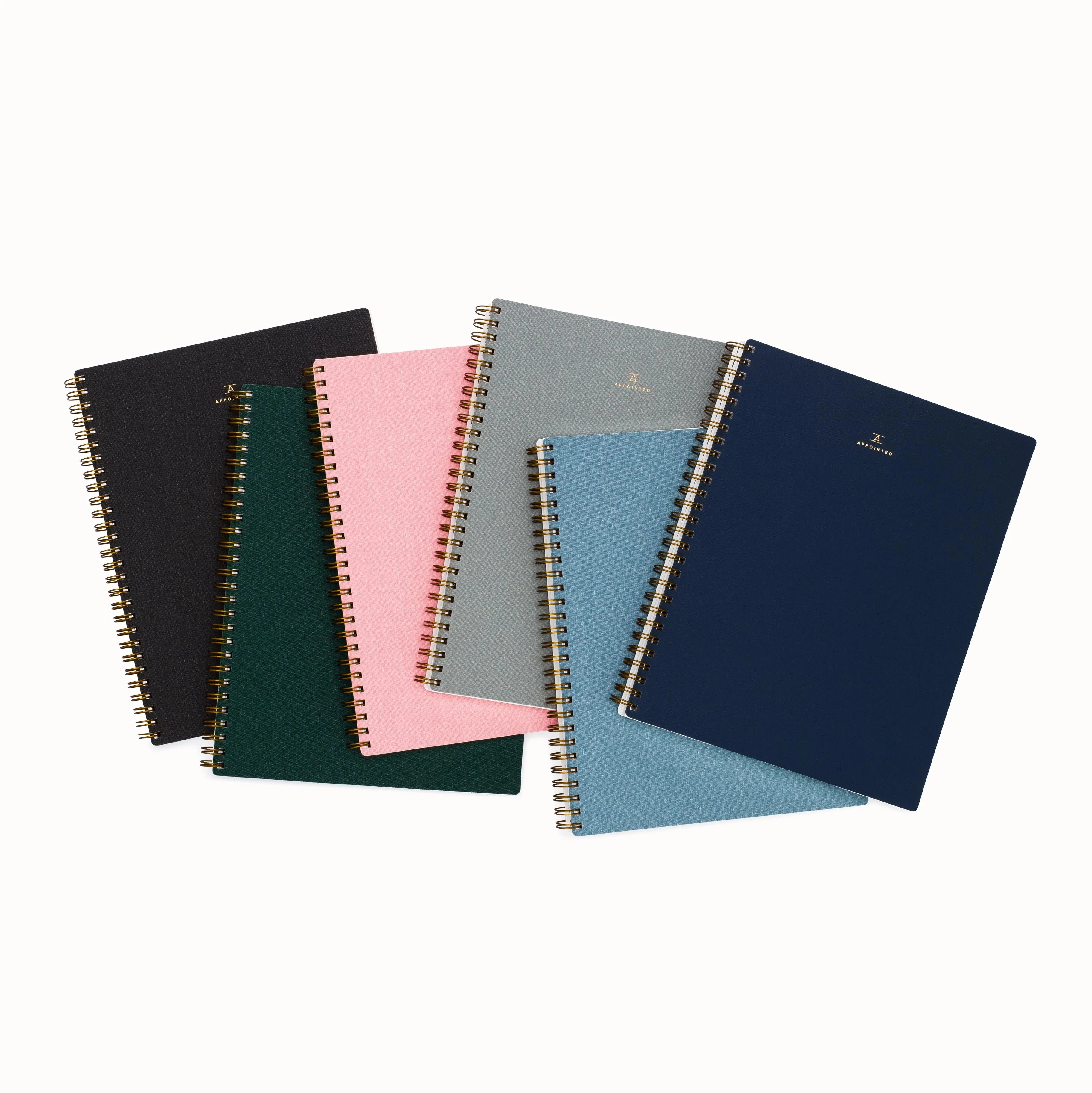 finest Appointed Notebook In Charcoal Gray (L), Lined/Grid/Blank