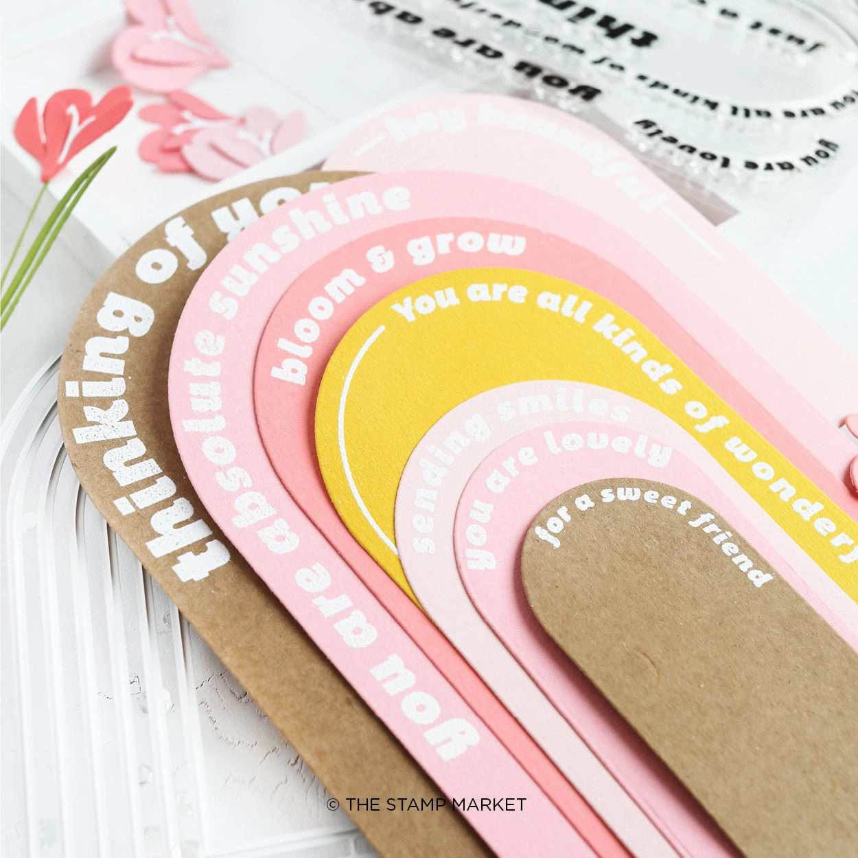 Arched Greetings 2 Stamp mini loose
