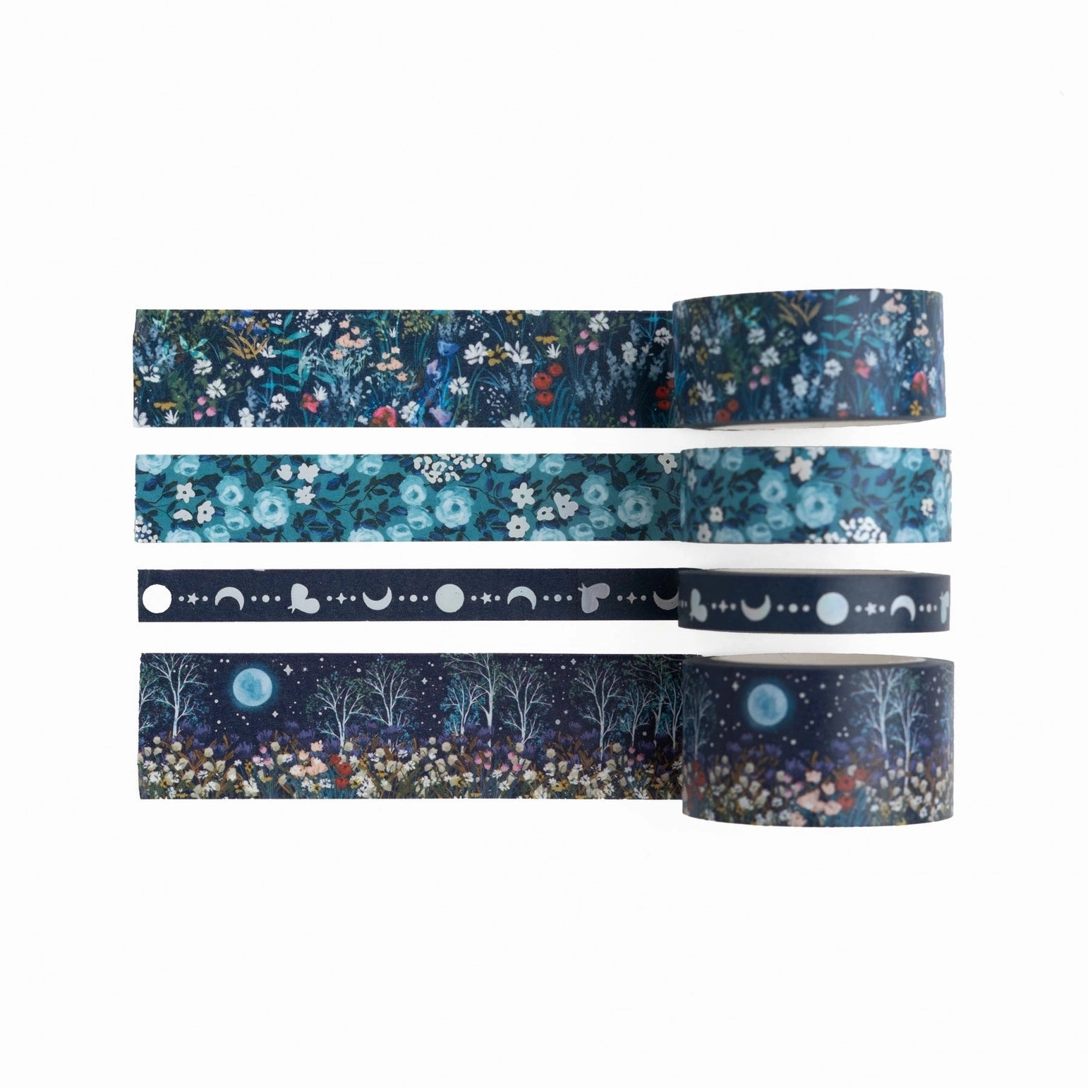 washable Archer And Olive Moonlit Garden Washi Tape Set