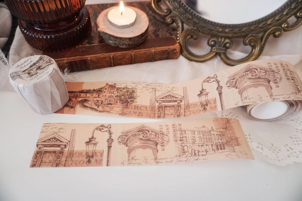 Architect'S Inkwell Washi Tape With Release Paper short